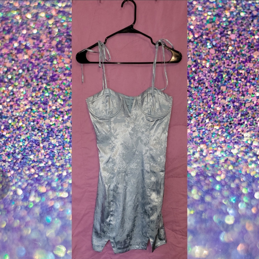 Level Headed Heiress Satin Dress